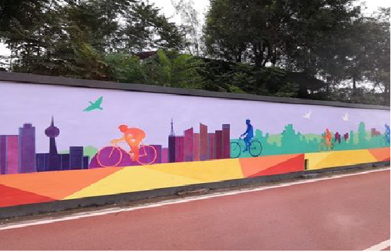 咸宁墙体彩绘-围墙