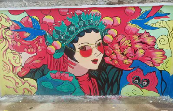 咸宁墙体彩绘-网红墙