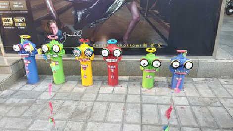 咸宁商业区彩绘