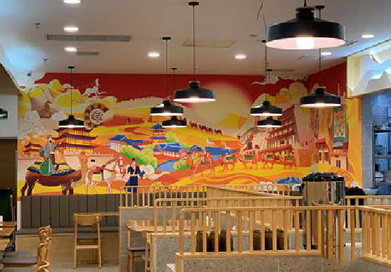 咸宁商业空间彩绘介绍。