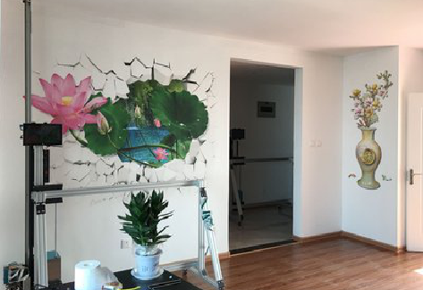 咸宁墙体彩绘相比墙纸的优势。