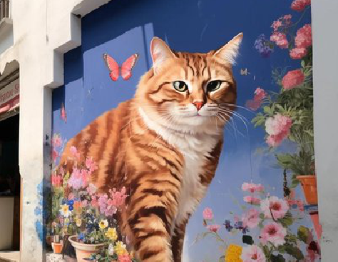 咸宁自己绘制有个性的手绘墙