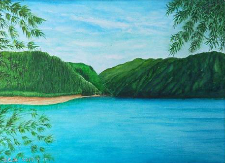 咸宁在墙绘中，如何绘画绿水青山？