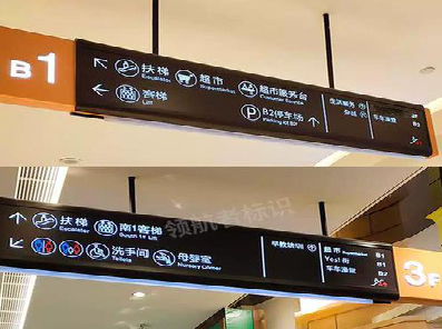 咸宁如何通过商场标识牌引导客流分布？